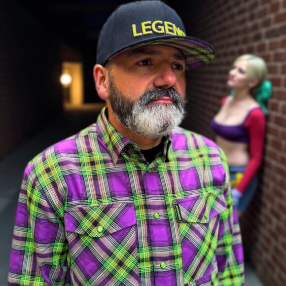 Legend Flannel CO. THE JOKER Limited Edition Flannel Shirt -Men’s SMALL-SOLD OUT - Picture 6 of 12